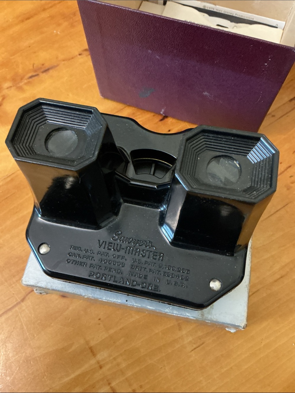 Vintage Sawyer’s View-Master Stereoscope 1950 Original Box & Reels